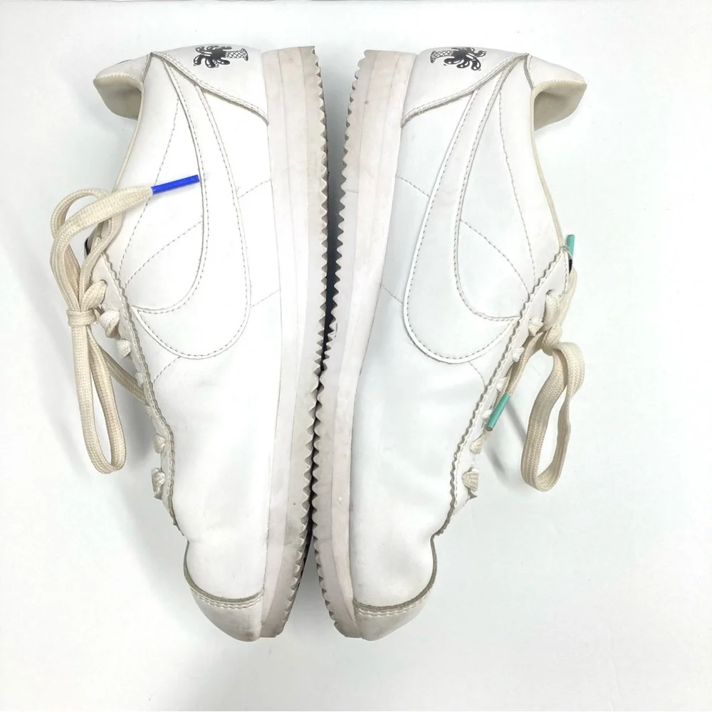 Nike Cortez Steve Harrington Earth Day Sneaker Shoes Size 8 White - Picture 9 of 16